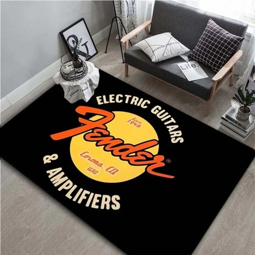 Fender guitar rock carpet - guitar,